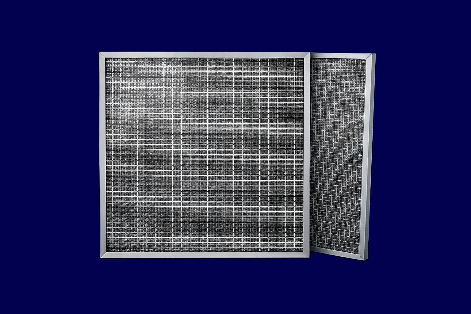 Flat filter panel